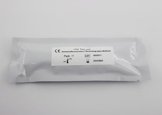 Bloed Één Stap Snelle Test Ivd, 8 Snelle de Testuitrusting van Min Combo Troponin T